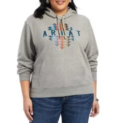 Ariat Women's REAL Beartooth Hoodie -Wrangler || Ariat || ROPER Sales Store AIL 10041632 front plus