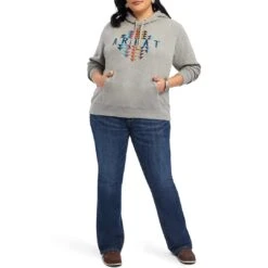 Ariat Women's REAL Beartooth Hoodie -Wrangler || Ariat || ROPER Sales Store AIL 10041632 full plus