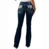 Grace In LA Women's Diamond Aztec Pocket Bootcut Jeans 2 Grace In LA Women's Diamond Aztec Pocket Bootcut Jeans -Wrangler || Ariat || ROPER Sales Store GRA EB61619
