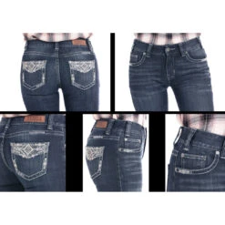 Rock & Roll Denim Women's Embellished Mid Rise Bootcut Jeans -Wrangler || Ariat || ROPER Sales Store b274b01f449717a4b3c1478d7e1088ef