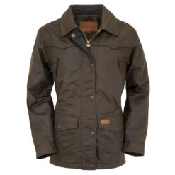 Outback Trading Co. Womens Round Up Brown Jacket