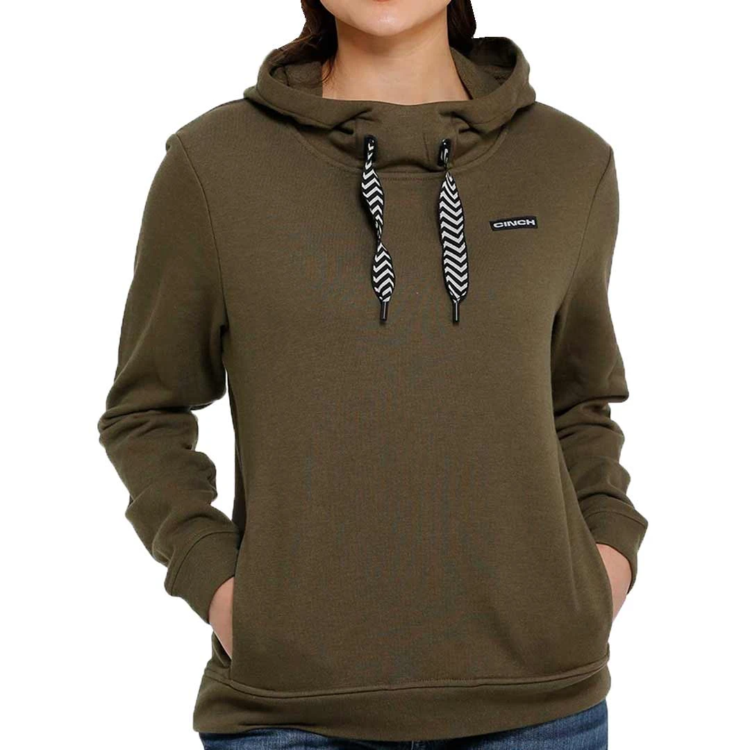 Cinch Women's Logo Label Hoodie 3 Cinch Women's Logo Label Hoodie