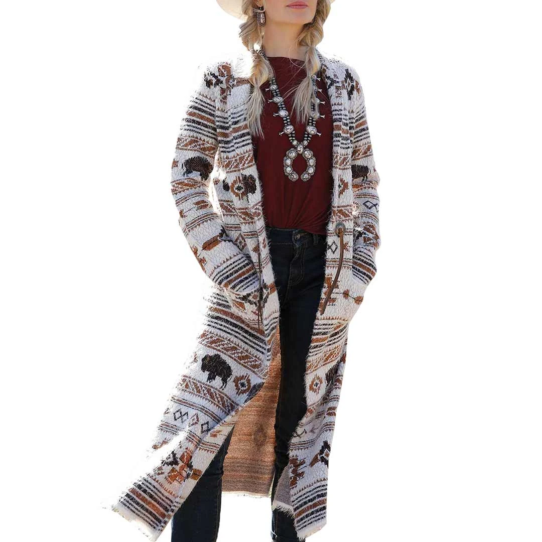 Cruel Denim Women's Eyelash Sweater Duster 3 Cruel Denim Women's Eyelash Sweater Duster