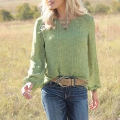 Cruel Denim Women's Georgette Blouse -Wrangler || Ariat || ROPER Sales Store cruel denim women s georgette blouse