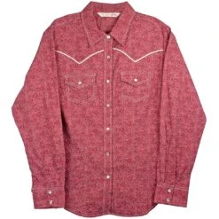 Cumberland Outfitters Women's Paisley Print Snap Shirt