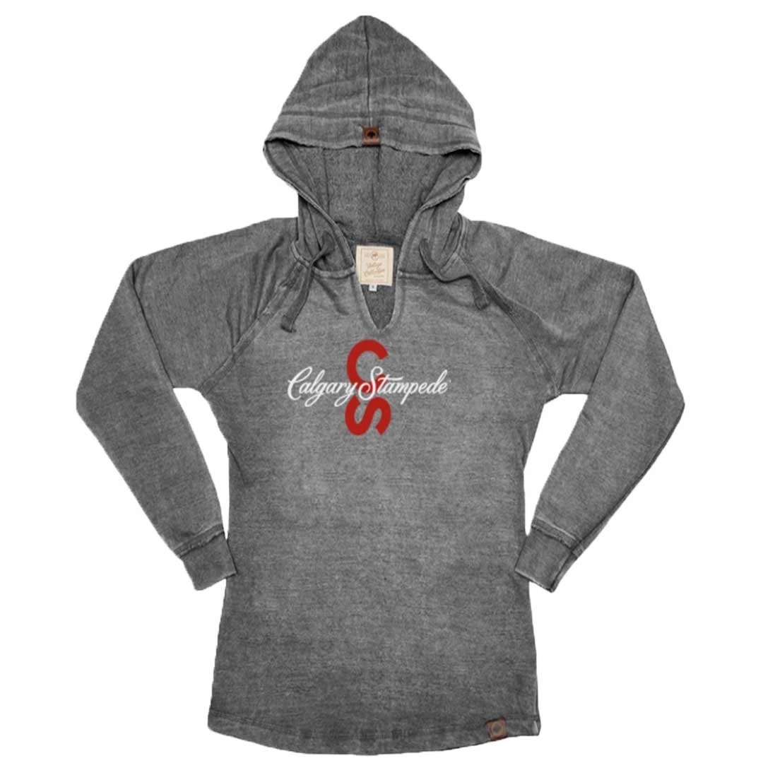 Calgary Stampede Women's Logo Burnout Hoodie 3 Calgary Stampede Women's Logo Burnout Hoodie