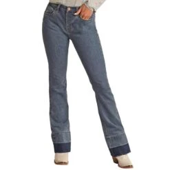 Hooey Women's High Rise Stretch Baby Flare Jeans -Wrangler || Ariat || ROPER Sales Store hooey women s high rise stretch baby flare jeans