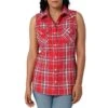 Wrangler Women's Retro Sleeveless Plaid Snap Shirt -Wrangler || Ariat || ROPER Sales Store img11424 wrangler women s retro sleeveless plaid snap shirt