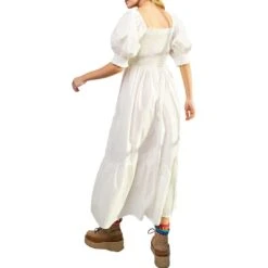 Easel Women's Smocked Bodice Maxi Dress -Wrangler || Ariat || ROPER Sales Store img12780 easel women s smocked bodice maxi dress