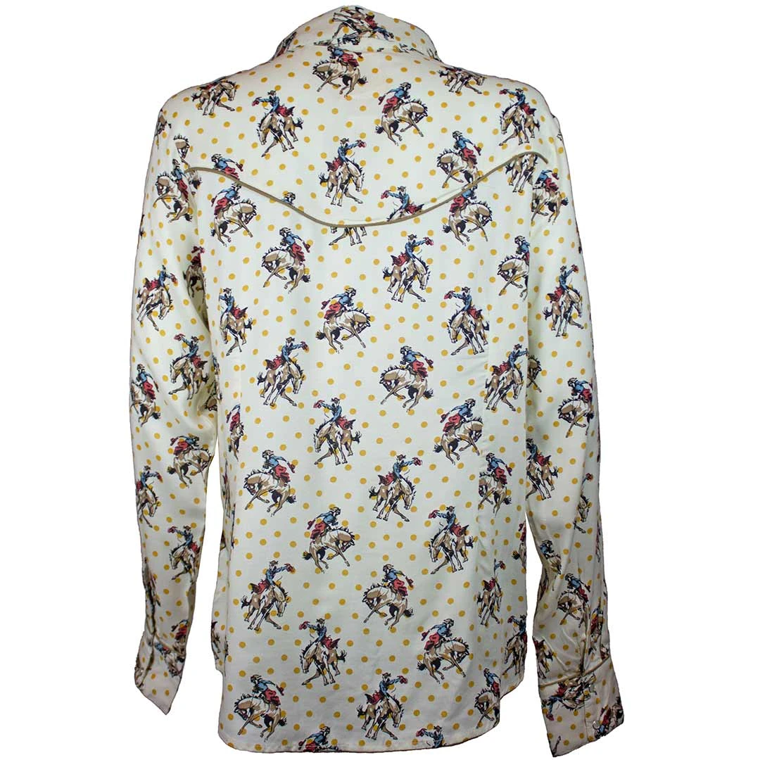 Cotton & Rye Outfitters Women's Bronc Print Snap Shirt 4 Cotton & Rye Outfitters Women's Bronc Print Snap Shirt - Image 2