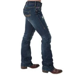 Cowgirl Tuff Women's Tear It Up Bootcut Jeans -Wrangler || Ariat || ROPER Sales Store img15368 cowgirl tuff women s tear it up bootcut jeans