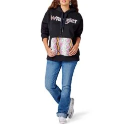 Wrangler Women's Retro Snake Print Hoodie -Wrangler || Ariat || ROPER Sales Store img18406 wrangler women s retro snake print hoodie