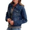Stetson Women's Dark Wash Jean Jacket -Wrangler || Ariat || ROPER Sales Store img22903 stetson women s dark wash jean jacket