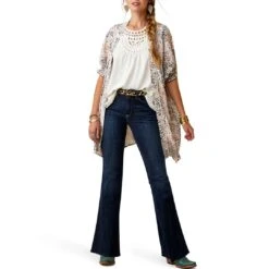 Ariat Women's Sweet Spring Kimono Wrap -Wrangler || Ariat || ROPER Sales Store img23989 ariat women s sweet spring kimono wrap