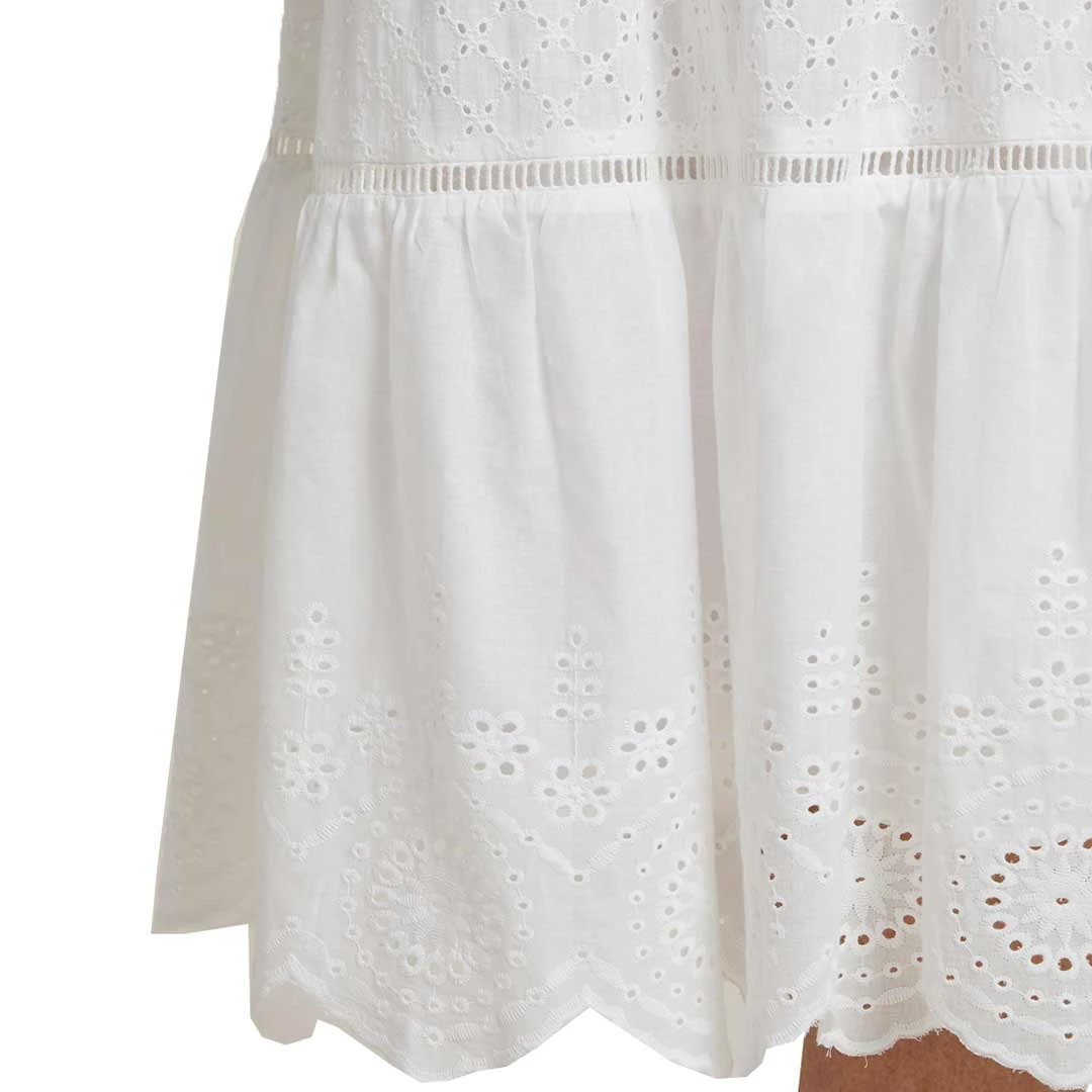 Tribal Women's Embroidered Cotton Midi Skirt 5 Tribal Women's Embroidered Cotton Midi Skirt - Image 3