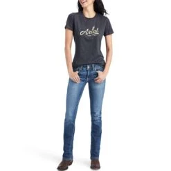 Ariat Women's Wheat Script Graphic T-Shirt -Wrangler || Ariat || ROPER Sales Store img30431 ariat women s wheat script graphic t shirt