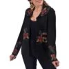Peruvian Perfection Women's Floral Reversible Blazer -Wrangler || Ariat || ROPER Sales Store img31638 peruvian perfection women s floral reversible blazer