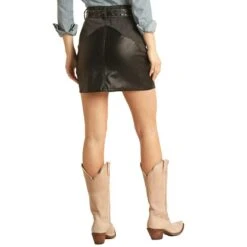 Rock & Roll Denim Women's Western Yoke Skirt -Wrangler || Ariat || ROPER Sales Store img35309 rock roll denim women s western yoke skirt