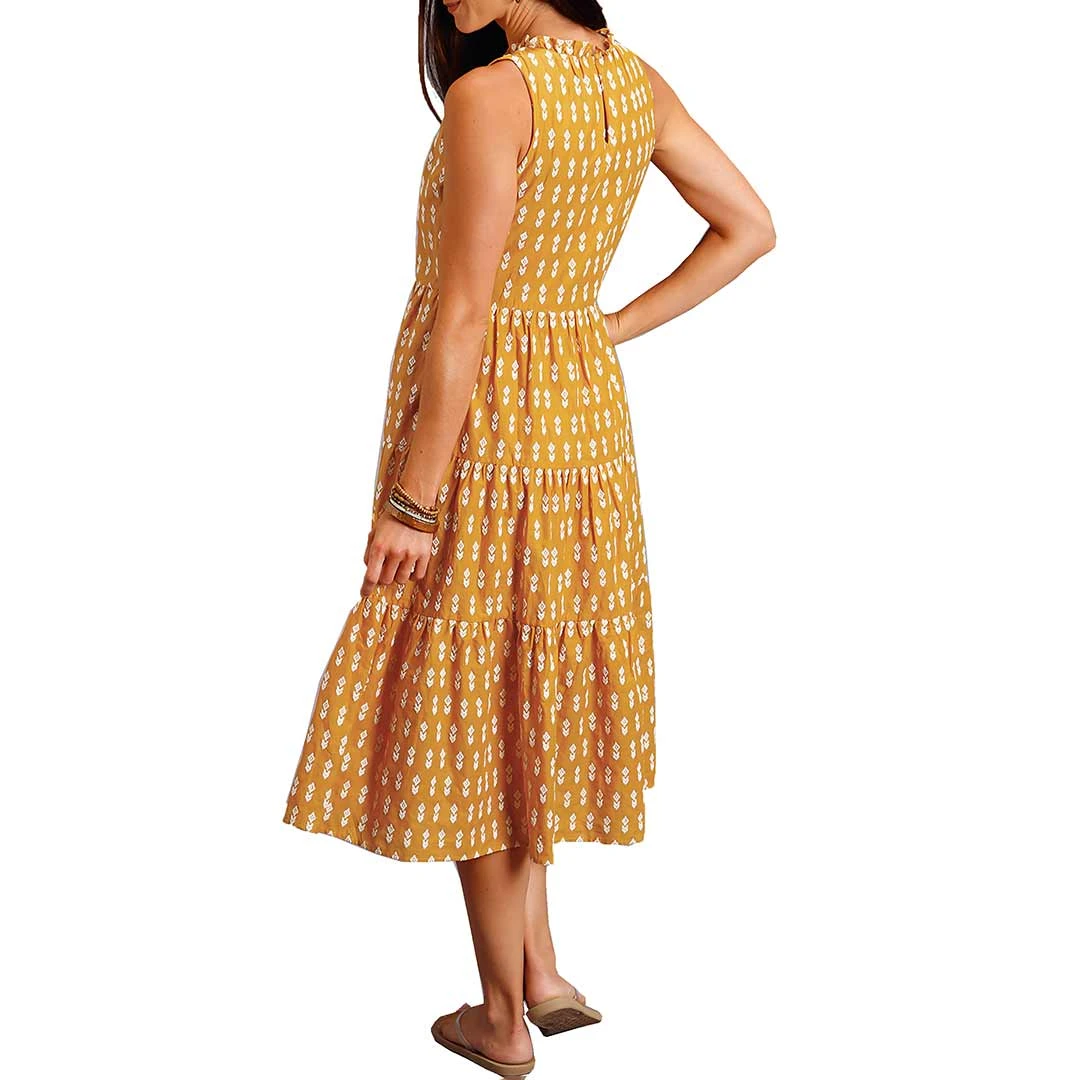 Stetson Women's Aztec Tiered Midi Dress 4 Stetson Women's Aztec Tiered Midi Dress - Image 2