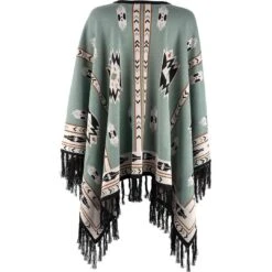 Time Of The West Women's Aztec Pattern Cape -Wrangler || Ariat || ROPER Sales Store img43158 time of the west women s aztec pattern cape