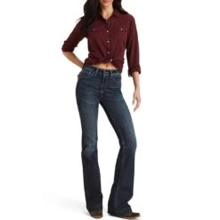 Ariat Women's Slim Fit Ryki Trouser Jeans -Wrangler || Ariat || ROPER Sales Store img44657 ariat women s slim fit ryki trouser jeans