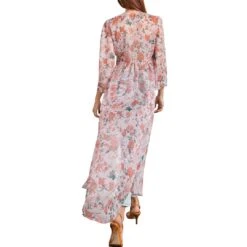 Easel Women's Empire Button Waist Floral Kimono -Wrangler || Ariat || ROPER Sales Store img47841 easel women s empire button waist floral kimono
