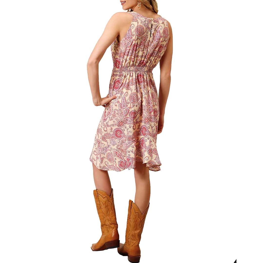 Roper Women's Paisley Print Keyhole Dress 4 Roper Women's Paisley Print Keyhole Dress - Image 2