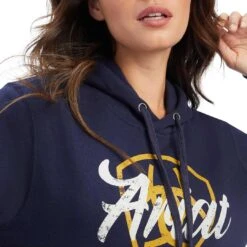 Ariat Women's REAL Shield Logo Hoodie -Wrangler || Ariat || ROPER Sales Store img49719 ariat women s real shield logo hoodie