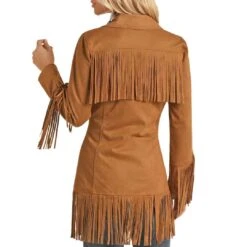 Powder River Outfitters Women's Fringe Micro Suede Snap Jacket -Wrangler || Ariat || ROPER Sales Store img56121 powder river outfitters women s fringe micro suede snap jacket