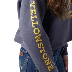 Wrangler X Yellowstone Women's Dutton Ranch Cropped Hoodie 10 Wrangler X Yellowstone Women's Dutton Ranch Cropped Hoodie -Wrangler || Ariat || ROPER Sales Store img56648 wrangler x yellowstone women s dutton ranch cropped hoodie