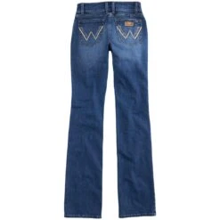 Wrangler Women's Retro Mae Aztec Pocket Bootcut Jeans -Wrangler || Ariat || ROPER Sales Store img58021 wrangler women s retro mae aztec pocket bootcut jeans