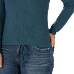 Wrangler Women's Essential Ribbed Knit Long Sleeve T-Shirt -Wrangler || Ariat || ROPER Sales Store img60183 wrangler women s essential ribbed knit long sleeve t shirt