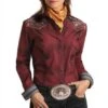 Rough Stock Women's Embroidered Yoke Plaid Snap Shirt 2 Rough Stock Women's Embroidered Yoke Plaid Snap Shirt -Wrangler || Ariat || ROPER Sales Store img60711 rough stock women s embroidered yoke plaid snap shirt