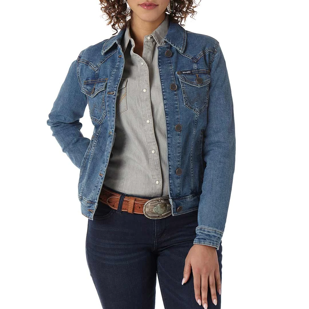 Wrangler Women's Classic Fit Jean Jacket 3 Wrangler Women's Classic Fit Jean Jacket