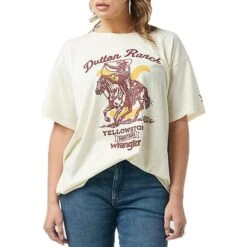 Wrangler X Yellowstone Women's Oversized Graphic T-Shirt 8 Wrangler X Yellowstone Women's Oversized Graphic T-Shirt -Wrangler || Ariat || ROPER Sales Store img79198 wrangler x yellowstone women s oversized graphic t shirt