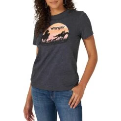 Wrangler Women's Retro Silhouette Graphic T-Shirt