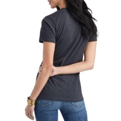 Ariat Women's Wheat Script Graphic T-Shirt -Wrangler || Ariat || ROPER Sales Store img81322 ariat women s wheat script graphic t shirt