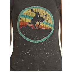 Rock & Roll Cowgirl Women's Bronc Rider High Neck Tank 7 Rock & Roll Cowgirl Women's Bronc Rider High Neck Tank -Wrangler || Ariat || ROPER Sales Store img84967 rock roll cowgirl women s bronc rider high neck tank