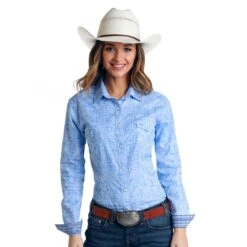 Rough Stock Women's Wimbrely Vintage Plaid Shirt