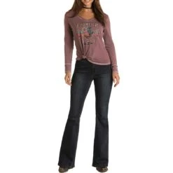 Panhandle Women's Frontier Long Sleeve Graphic T-shirt -Wrangler || Ariat || ROPER Sales Store img86385 panhandle women s frontier long sleeve graphic t shirt