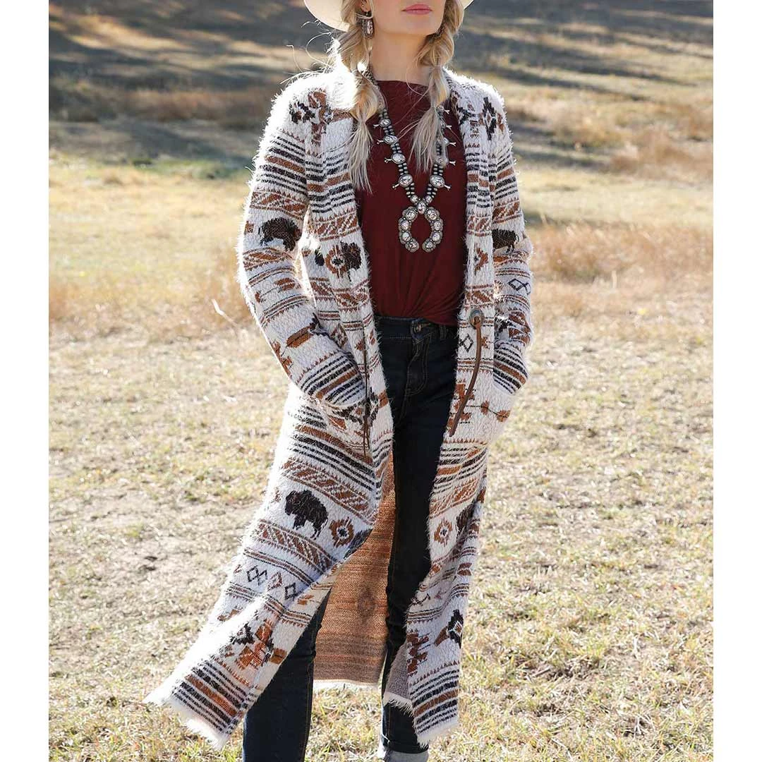 Cruel Denim Women's Eyelash Sweater Duster 4 Cruel Denim Women's Eyelash Sweater Duster - Image 2