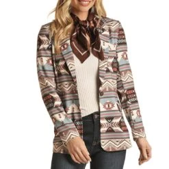 Rock & Roll Cowgirl Women's Aztec Blazer