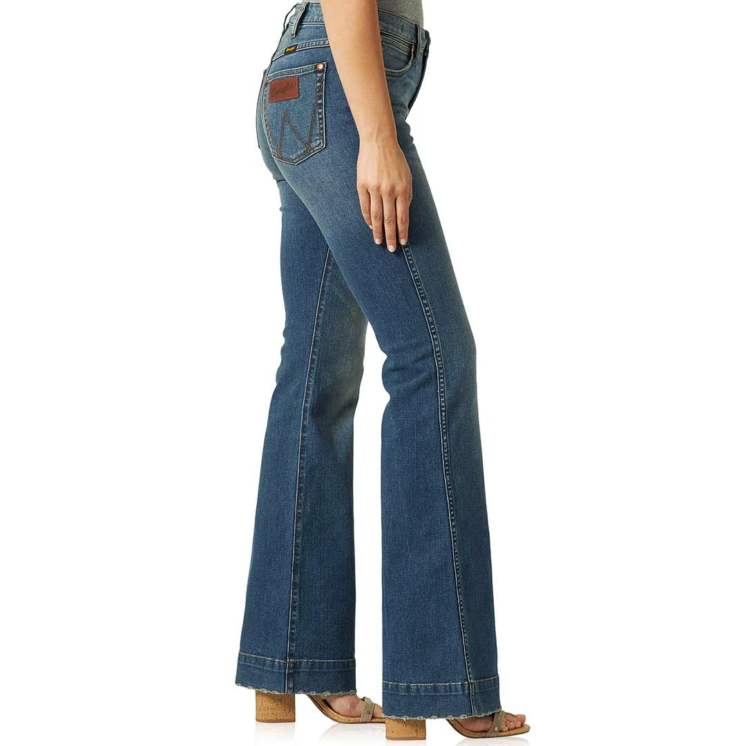 Wrangler Women's Retro High Rise Trouser Jeans 4 Wrangler Women's Retro High Rise Trouser Jeans - Image 2