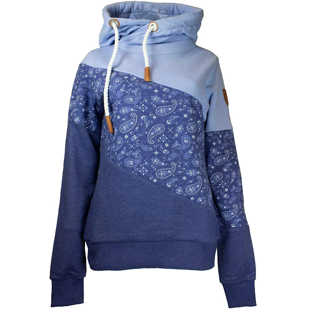 Wanakome Women's Selene Paisley Print Pullover Hoodie 3 Wanakome Women's Selene Paisley Print Pullover Hoodie