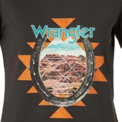 Wrangler Women's Retro Horseshoe Graphic T-shirt -Wrangler || Ariat || ROPER Sales Store img98683 wrangler women s retro horseshoe graphic t shirt