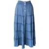 Keren Hart Women's Button Front Jean Maxi Skirt 2 Keren Hart Women's Button Front Jean Maxi Skirt -Wrangler || Ariat || ROPER Sales Store keren hart women s button front jean maxi skirt