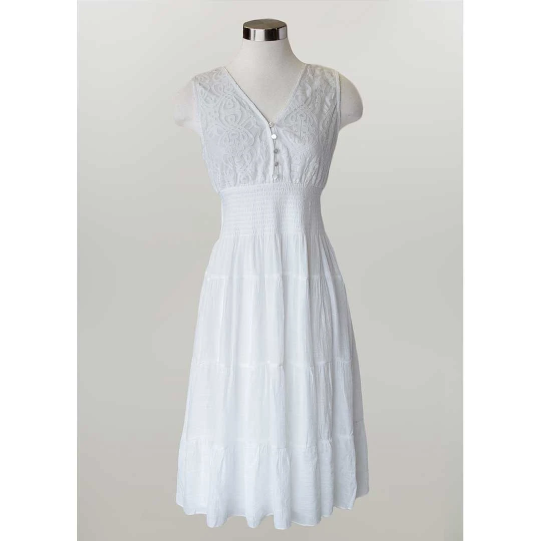 Keren Hart Women's Lace Accent Sleeveless Dress 3 Keren Hart Women's Lace Accent Sleeveless Dress