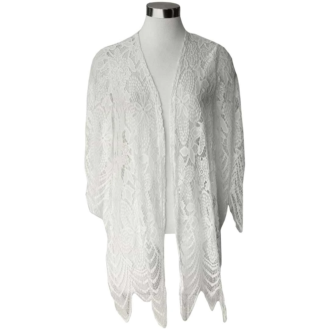 Keren Hart Women's Lace Open Front Cardigan 3 Keren Hart Women's Lace Open Front Cardigan
