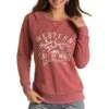 Panhandle Women's Western State Of Mind Sweatshirt -Wrangler || Ariat || ROPER Sales Store panhandle women s western state of mind sweatshirt