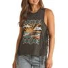 Rock & Roll Cowgirl Women's Desert Scene Fringe Tank Top -Wrangler || Ariat || ROPER Sales Store rock roll cowgirl women s desert scene fringe tank top